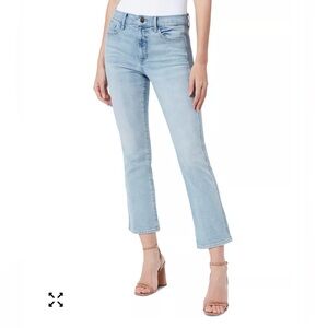 Sam Edelman Women's Linnie High-Rise Kick Flare Ankle Jeans |32|